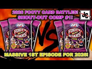 WE ARE BACK! FOOTY CARD BATTLES | 2026 AFL TEAMCOACH FOOTY CARDS