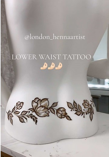 Stunning Lower Waist Henna Designs for Every Occasion