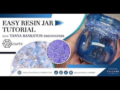 Easy Resin Jar Tutorial | CCDIY Crafts