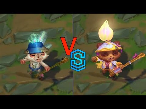 Spirit Blossom Springs Teemo VS Prestige Spirit Blossom Teemo