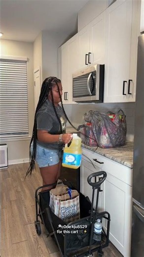 Apartment Must Have| Utility Wagon/Cart 🛒 | Temu Finds | Use My Code kju8529 🔎 | #Ad 😍 #Fyp #temu