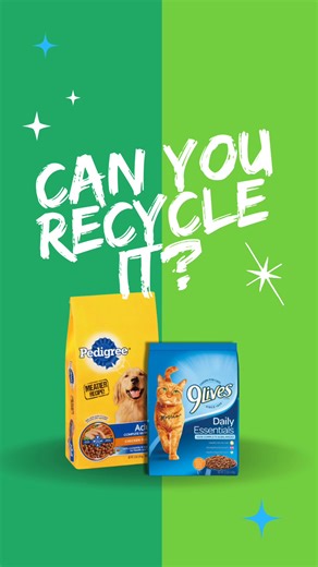 Can you recycle it? Answer in 3...2...1... NO. Dry pet food bags...