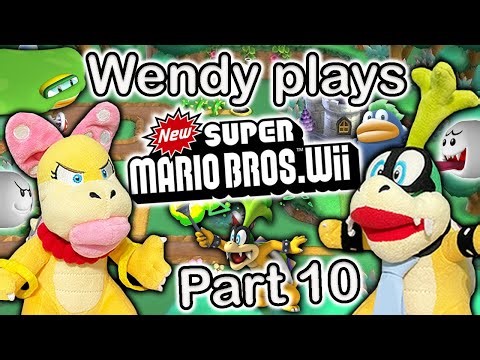 Wendy O Koopa plays New Super Mario Bros Wii Part 10
