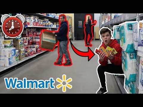 24 HOUR OVERNIGHT CHALLENGE IN WALMART!