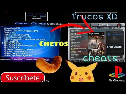 Chetos, Trucos para PS2 con OPL ( Fácil 2020)