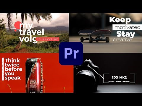 In-depth How to Import, Organize, and Use MOGRTs | Premiere Pro 2020 CC