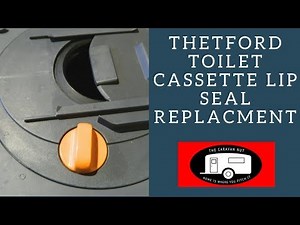 Thetford toilet cassette lip seal replacement