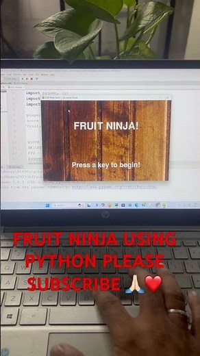 Fruits Ninja using python
