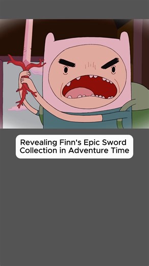 Revealing Finn's Epic Sword Collection in Adventure Time #fyp #foryou #viral #new #anime