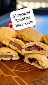 Simple 3 Ingredient Breakfast Hot Pockets! #breakfast #hack #outdoorcooking #jesús | Nicholas Perrone