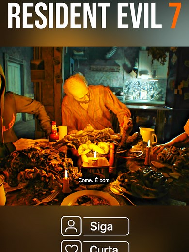 Aquele jantar em familia!#residentevil7 #residentevil7biohazard #re7 #gaming #gameplay