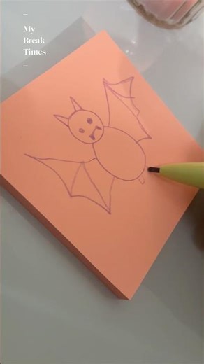 Sticky notes drawing- #drawing #easydrawing