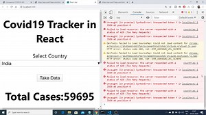 React CoronaVirus Tracker Web App Using Covid19 API Full Project (Part-1) Demo