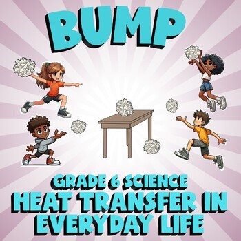 Heat Transfer in Everyday Life BUMP Science Game - No Prep Grade 6 Review
