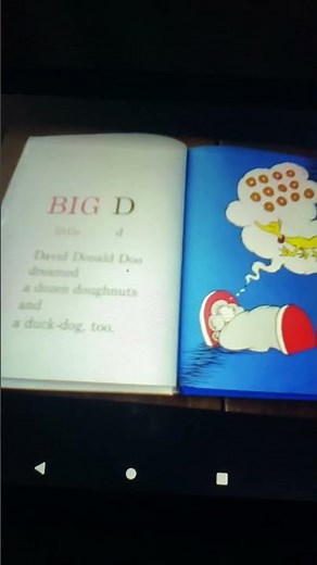 Dr Seuss’s ABC Letter D David Donald Doo Dreamed A Dozen Doughnuts and A Duck-Dog Too