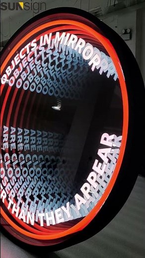 Wall-mounted LED Infinity Mirror Light Box