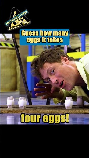 Guess how many eggs it takes to stand! | Science Max #shorts