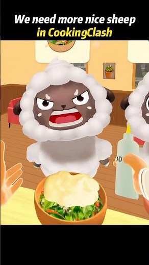 CookingClash: We need more nice sheep #cookingclash #trending #funny #gaming #vr #fyp #fyoupage