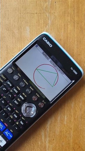 Total solution on arbitrary triangles . #casiofxcg50