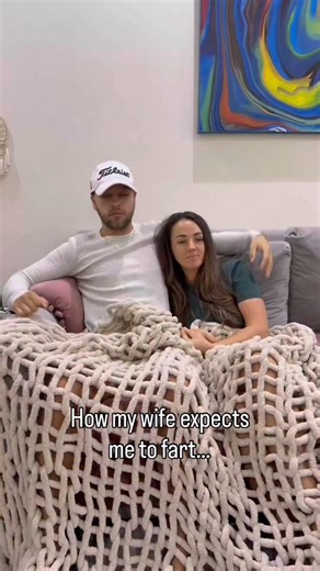 Did I go far enough?? 🤣 Follow @davidandlisaofficial for daily couple content 🙌🏻 #viralcouple #viralcomedy #couplecomedy #funnycouple #husbandwife | David and Lisa