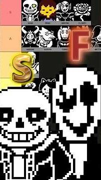 I ranked all Undertale characters on a Tier List. Part 3. #downtownbrown #undertale #tierlist