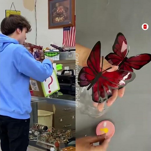 DIY Butterfly Decor: Transforming Plastic Bottles into Art#DIYDecor #Upcycling