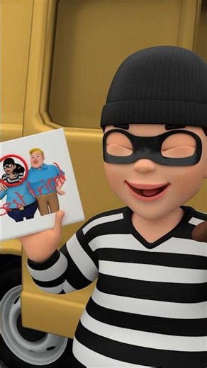 Don't Take Anything from Strangers | Police Song | Rosoo Nursery Rhymes #shorts