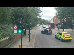 London Bus Route 109,Brixton to Croydon Town Centre