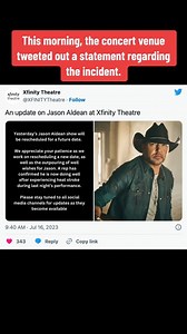 Jason Aldean’s concert came to an abrupt end after the singer showed obvious distress on stage Saturday night in Connecticut. | New York Post