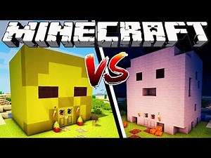 ZOMBIE HOUSE VS GHOST HOUSE - Minecraft