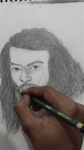 I Drew Jason Momoa 🤯 sketch Step by step Portrait tutorial #sketch #drawing #shorts #portrait