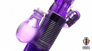 Watch 7 Function Gushing Rabbit Vibrator, Purple on Amazon Live