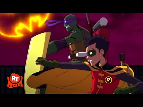 Batman Vs. TMNT (2019) - Batman & TMNT vs. Ninja Mutants Scene | Movieclips