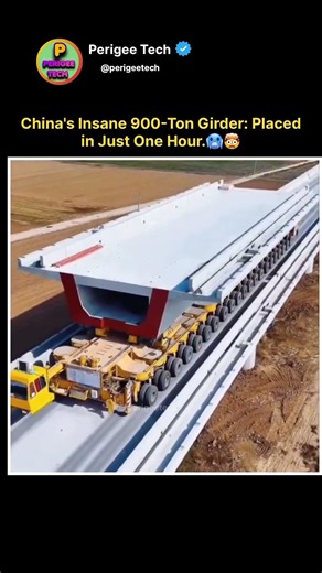 China’s 900-Ton Bridge Machine 😳🏗️#shorts #china #engineering #construction #machine #innovation