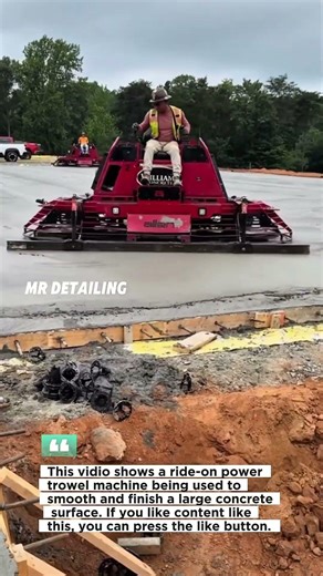 Ride-On Power Trowel Machine – Perfect Concrete Finishing Technology