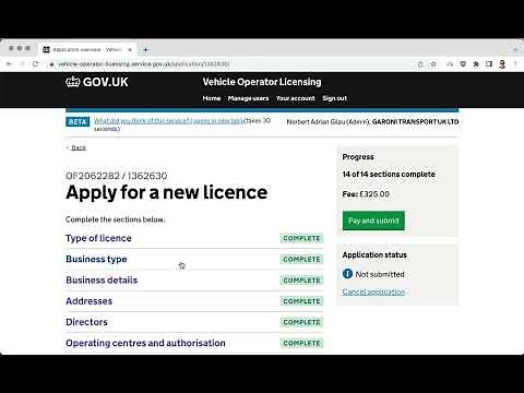 How to submit your completed application for an operator's licence