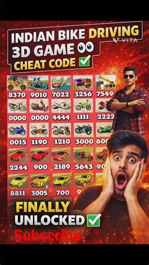 Real code Indian bake driving 3D all new cheet code update+plugin cheet code⚜️ @RED_DAMAGE-RD #short