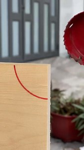 5.7K views · 53 reactions | Cut like a pro! 漢✨ Perfect 90° holes made easy. #WoodworkingHack #DIYTips #hacklabcreation | HackLab Creations | Facebook