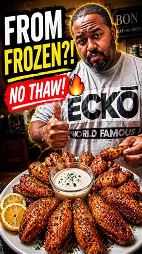 I didn’t thaw these wings… Air Fryer?! 🔥