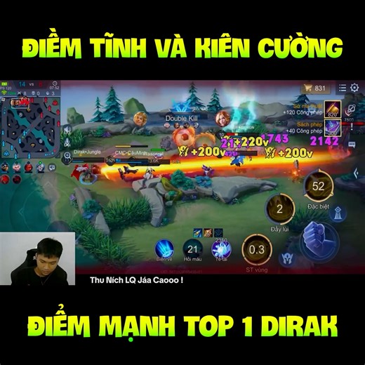 Điềm Tĩnh và Kiên Cường là điểm mạnh của Top 1 Dirak VN ! | Dirak Jungle
