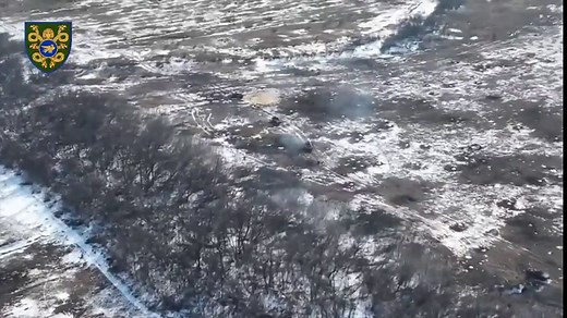 Aerial Video Shows Russian Tanks Decimated In Donetsk: Ukraine