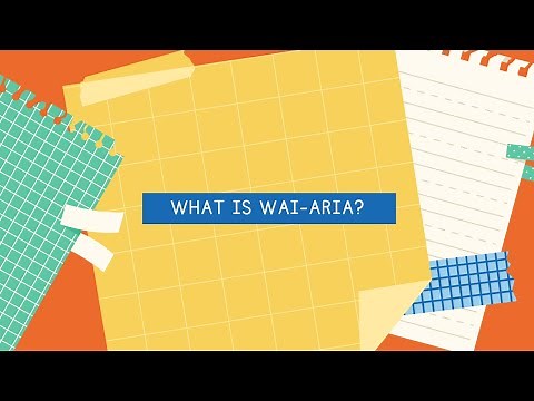What is WAI-ARIA?