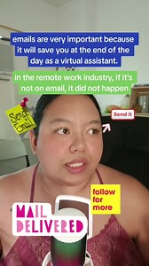 Why is email so important in being an effective virtual assistant? 📧 Watch how it helps us stay organized and get things done efficiently! 💼 How to be a virtual executive assistant course is on SALE! Check the link in the comment section :) - #emailmarketing #emailmanagement #virtualassistant #emailmatters #wfh #wfhjobs #emailchallenges | Mia Juan