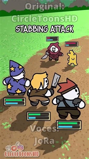 Turn-based combat is terrifying - CircleToonsHD - Spanish Fan Dub