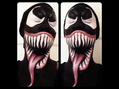 Spiderman Venom Makeup Tutorial