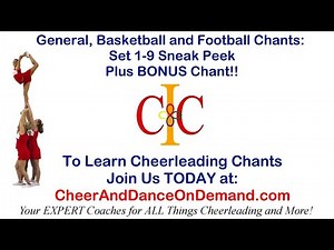 9 Cheerleading Chants to use Today From Cheer and Dance On Demand.com