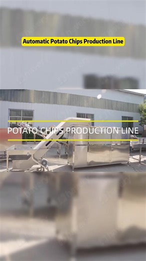 Fully Automatic Potato Chips Production Line | Snack Processing Equipment | Potato Chips Plants #potatochips #PotatoChipsProductionLine #foodprocessing