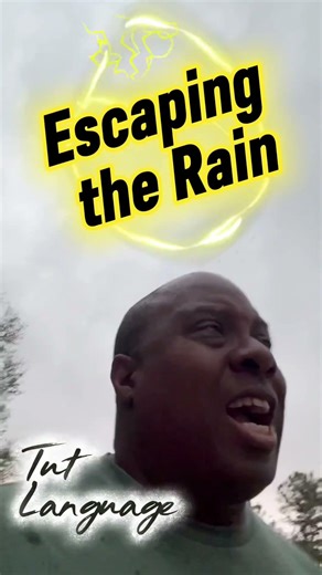 Tut Language: Escaping the Rain (Learn Tut at Speak Tut at Patreon) #tut #tutnese