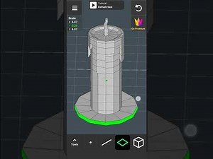 3D Modeling App : Candle