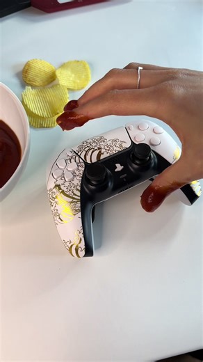 Cute Ketchup Stickers for Your Controller